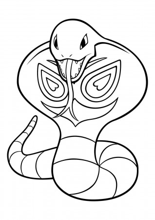 Arbok coloring pages
