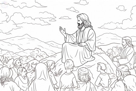 Jesus Coloring Pages