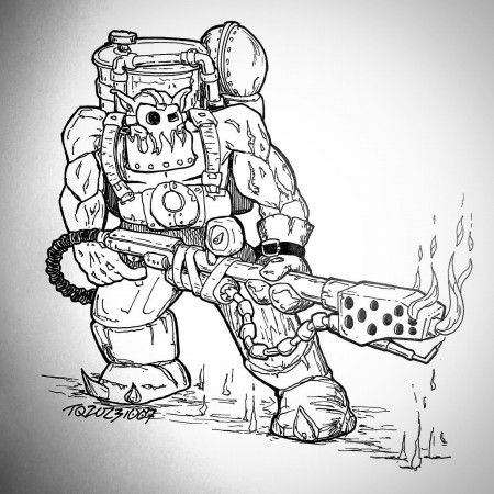 Drawing 31 Orks for Orktober 2023 ...