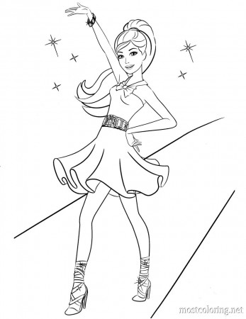 Related Barbie Coloring Pages item-7488, Barbie Coloring Pages ...