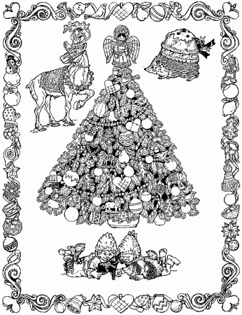 Free Printable Christmas Tree Colouring Pages | Coloring