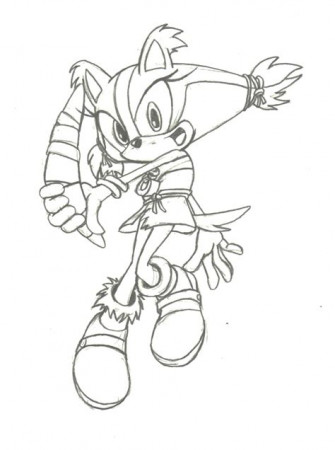 Sonic Boom Sticks Colouring Pages - Free Colouring Pages