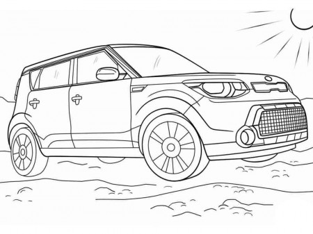 Kia coloring pages. Free Printable Kia coloring pages.