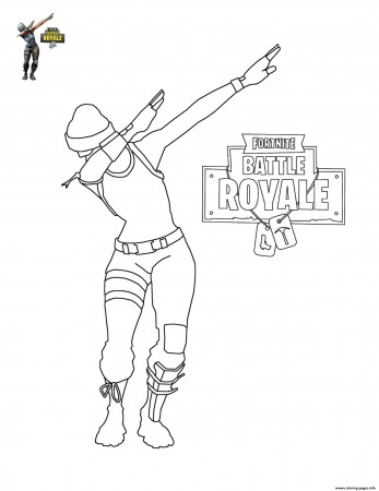 Print Fortnite Dab coloring pages | Dance coloring pages, Free kids coloring  pages, Birthday coloring pages
