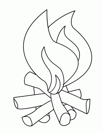 Flames Coloring Pages. flames clipart flame black white line art ... |  Truck coloring pages, Free coloring pages, Valentines day coloring page