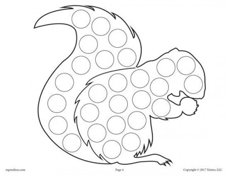 Fall Do-A-Dot Printables! | Fall coloring pages, Do a dot, Dot painting