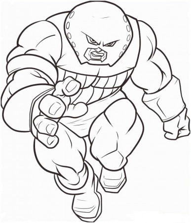 Juggernaut Coloring Page - Free Printable Coloring Pages for Kids