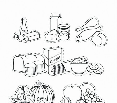Fascinating Coloring Pages Cereal Pdf - Picolour