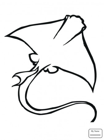 Stingray Coloring Page at GetDrawings | Free download