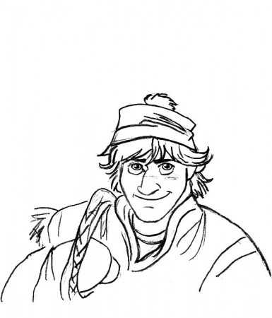 Disney Frozen Character Kristoff Coloring Pages - Download & Print ...