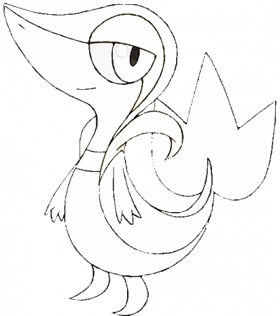 Snivy Coloring Pages | Snivy Coloring Page by maxusthehedgehog ...