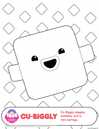 Cu Biggly 1 True And The Rainbow Kingdom Coloring Pages Printable