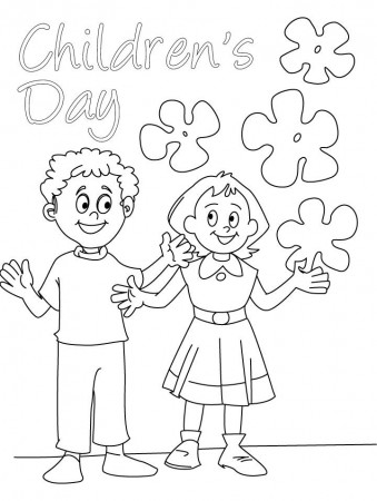 Day of the children coloring page | Download Free Day of the ...