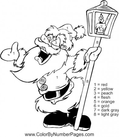 Color by Number Coloring Pages
