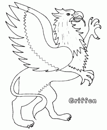 BlueBonkers - Mythical Animals and Beasts Coloring Sheets ...
