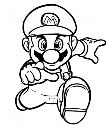 Super Mario Coloring Pages To Print Printable Kids Colouring Pages ...