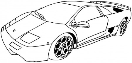 Drawing Sports car / Tuning #146977 (Transportation) – Printable coloring  pages