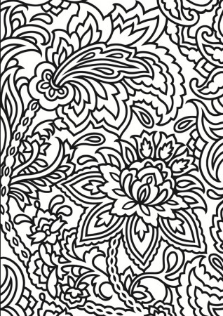 Coloring Pages | Complex Pattern Coloring Pages For Adults