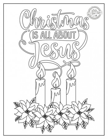 Best Free Religious Christmas Coloring Pages | Kids Activities Blog
