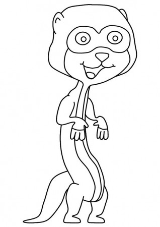 Free Printable Meerkat Coloring Pages, Meerkat Coloring Pictures for  Preschoolers, Kids | Parentune.com