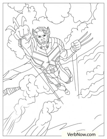 Free WOLVERINE Coloring Pages for Download (Printable PDF) - VerbNow