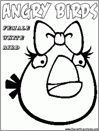 Angry Birds Black Bird Coloring Page - Coloring Pages For All Ages