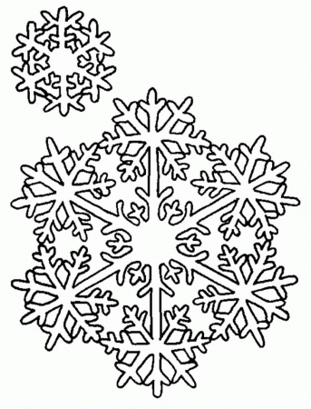 Snowflake Coloring Pages Printable Snowflake Coloring Pages ...
