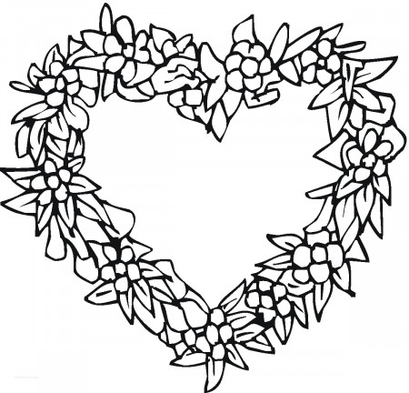 coloring pages : Coloring Pages Of Flowers And Hearts Fresh Coloring Pages  Hearts Coloring Pages Of Flowers and Hearts ~ peak