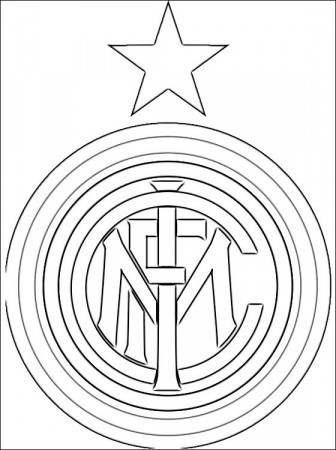 Logo of Inter Milan football club | Coloring pages