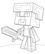 Minecraft coloring pages | Free Coloring Pages