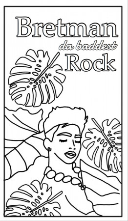 bretmanrock #youtubers #coloring #bretman #hawaii #coloringpages #makeup  #lgbtqia+ | Coloring pages, Bretman rock, Color