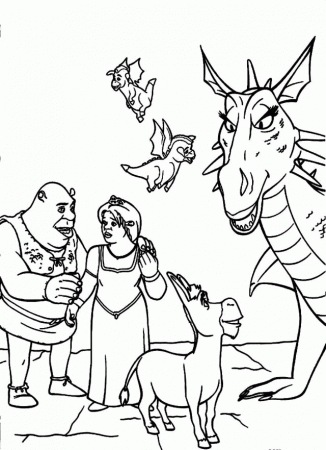 Free Printable Shrek Coloring Pages Beautiful - Coloring pages