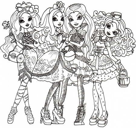 Free Printable Ever After High Coloring Pages: Ever After High ...