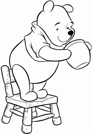 winnie the pooh coloring pages - Clip Art Library