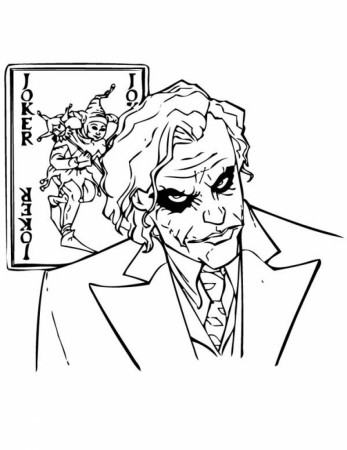 Awesome Joker Coloring Pages Picture - All For You Wallpaper Site