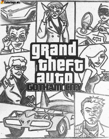 Gta 5 Coloring Pages Gotham City | GTA 5 Coloring Pages | Rockstars  open-world hit GTA 5 has sold more than 90 million c… in 2020 | Cars coloring  pages, Coloring pages, Gta