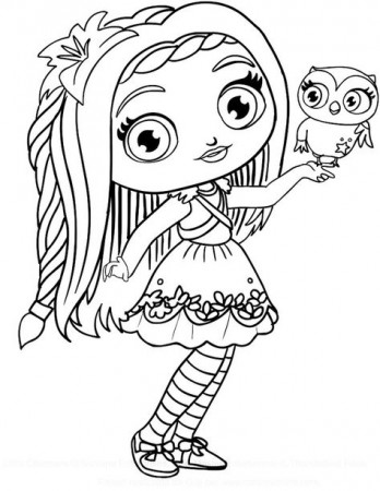 Posie Little Charmers Coloring Pages To Print | Little ...
