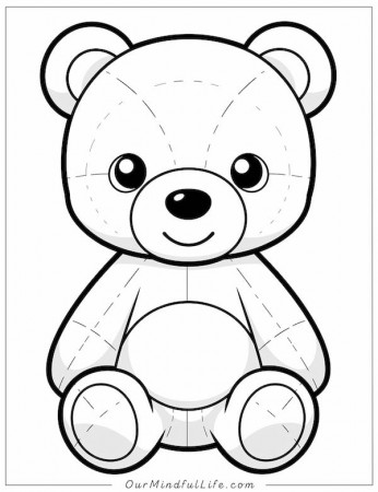 49 Super Cute Teddy Bear Coloring Pages ...