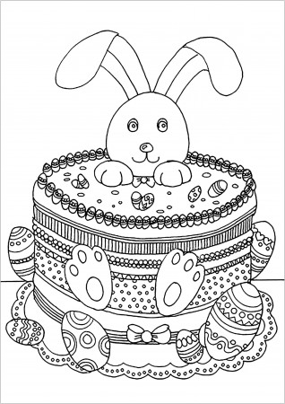 Coloring Pages For Children Easter ...