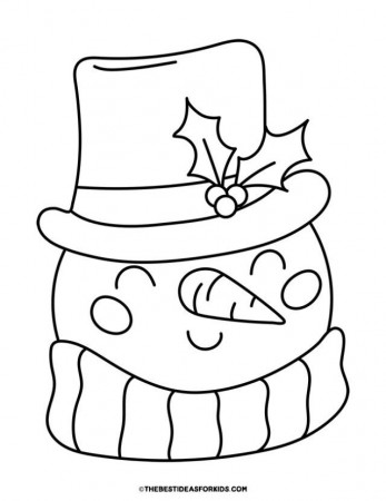 Snowman Coloring Pages (Free Printables ...