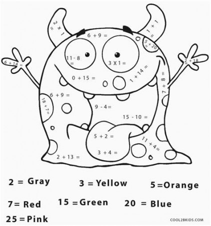 Free Printable Math Coloring Pages For ...