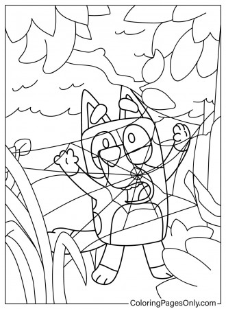 Bluey Halloween coloring pages ...