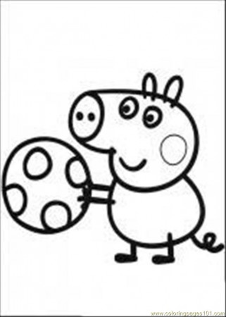 Peppa Pig 03 M Coloring Page for Kids - Free Pig Printable Coloring Pages  Online for Kids - ColoringPages101.com | Coloring Pages for Kids