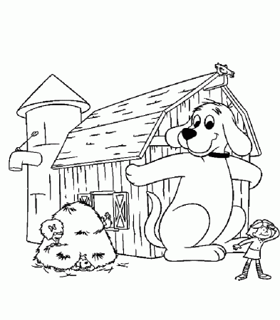 Clifford The Big Red Dog coloring page - free printable coloring pages on  coloori.com