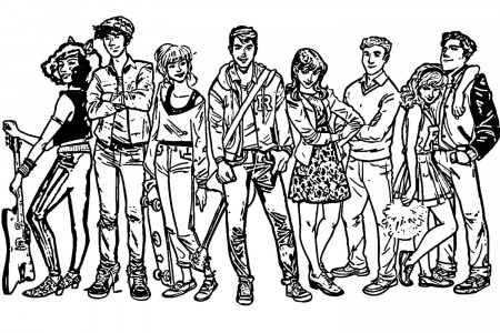 Riverdale coloring pages - Download and print for free