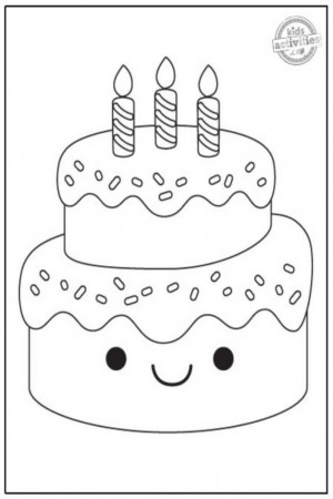 Free Printable Birthday Cake Coloring Pages | Kids Activities Blog