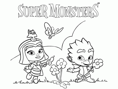 Super Monsters Coloring Pages - Free Printable Coloring Pages for Kids