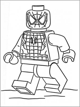 Lego Superhero Coloring Pages Lego Marvel Heroes Coloring Pages 9 |  Spiderman coloring, Avengers coloring pages, Lego coloring pages