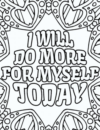Positive Affirmation Coloring Book All Ages Printable - Etsy | Swear word coloring  book, Words coloring book, Swear word coloring