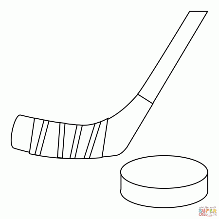 Ice Hockey coloring page | Free Printable Coloring Pages